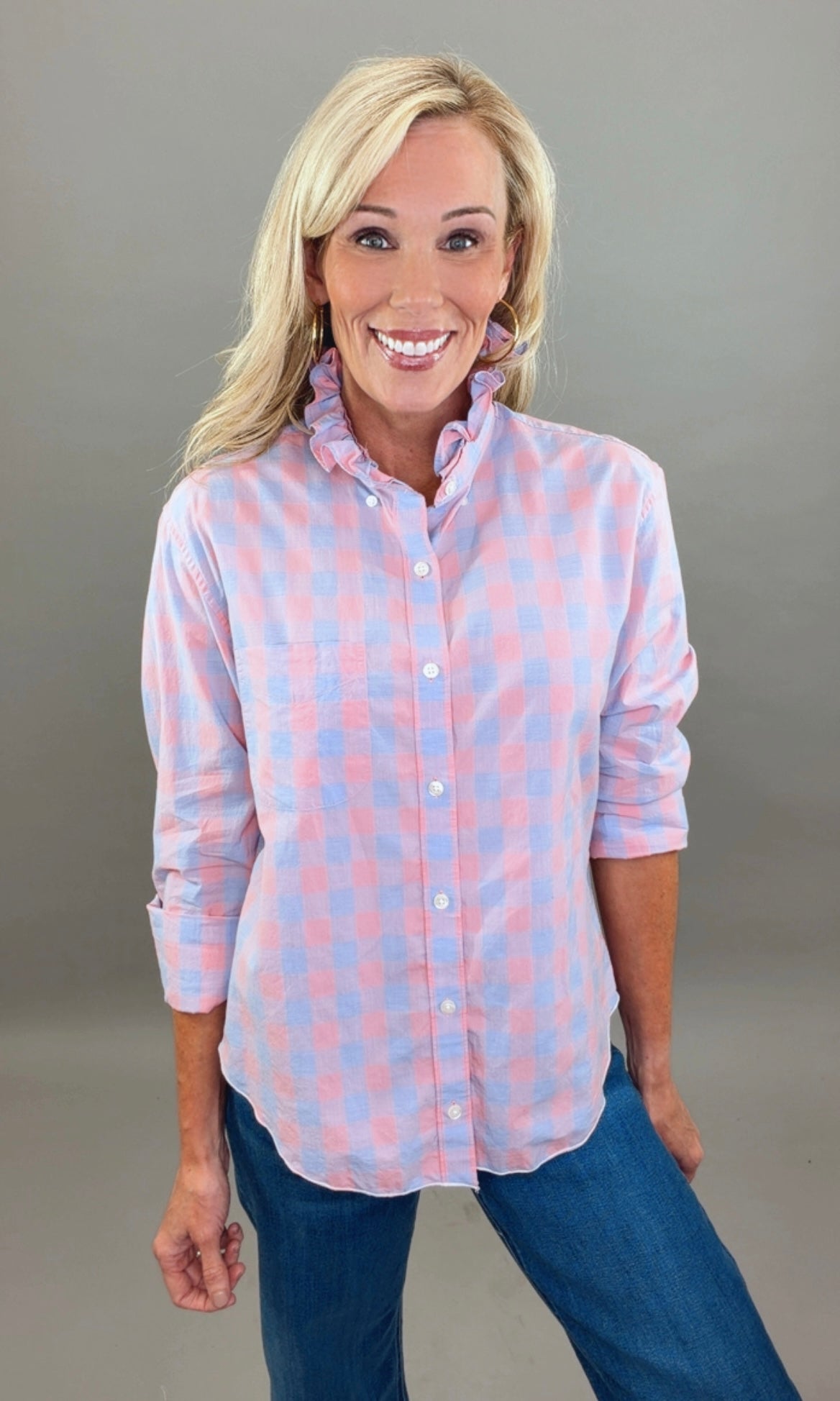 Second Story Shirt (Bonobos/PinkBl/M)