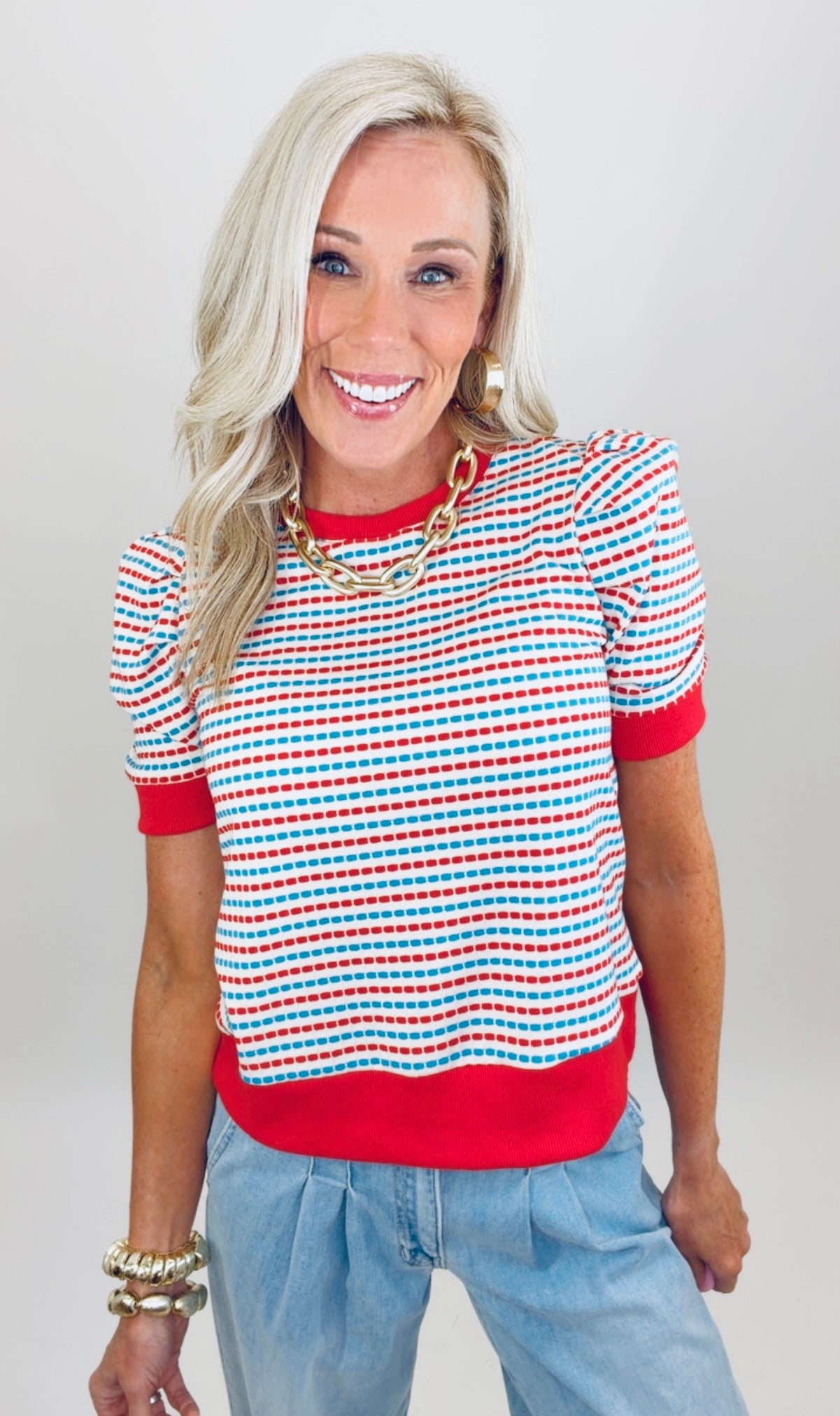 Pop Stripe Top