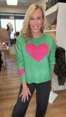 Heart & Soul Sweater (green)