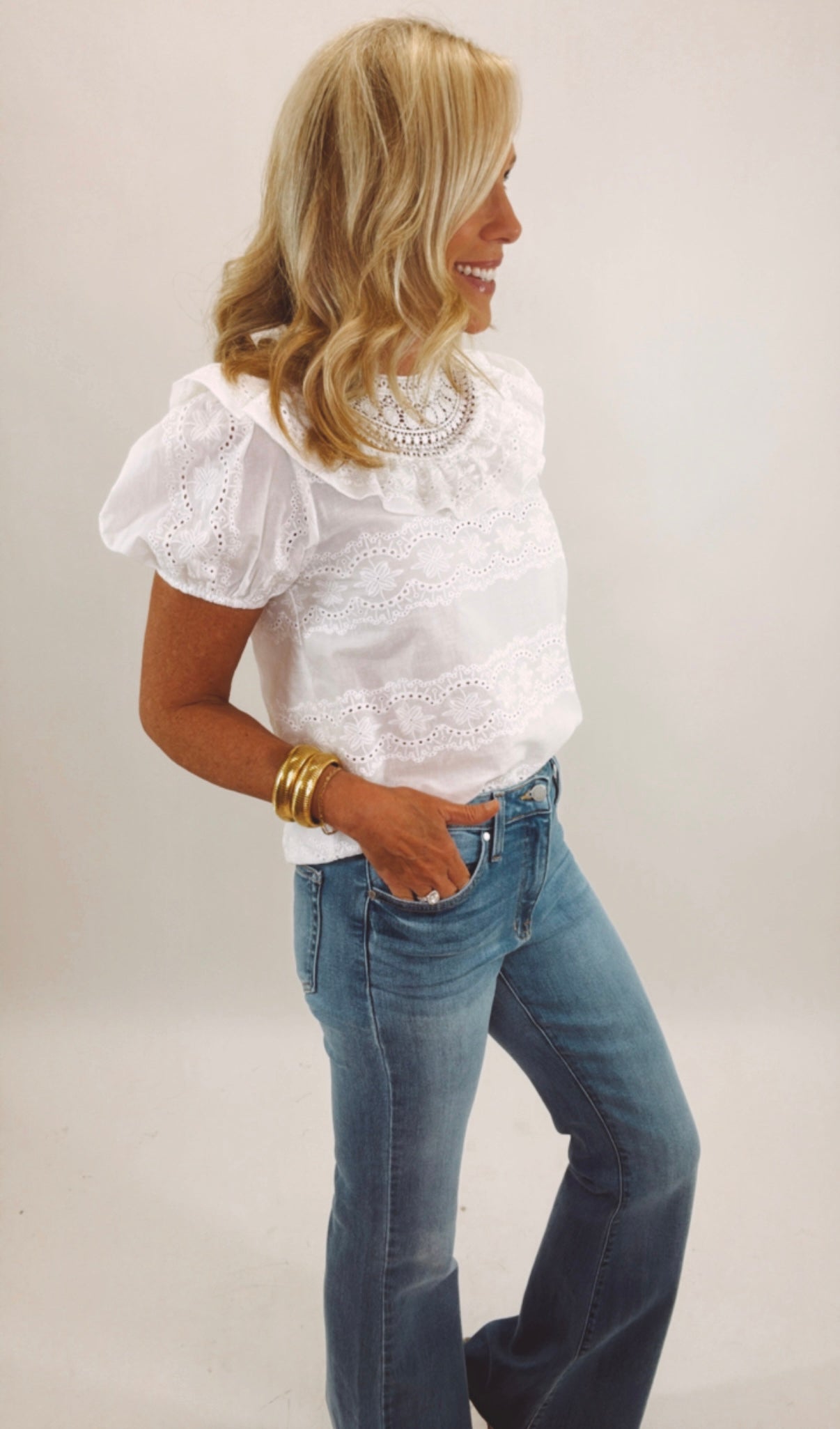 Lace & Grace Top (ivory)
