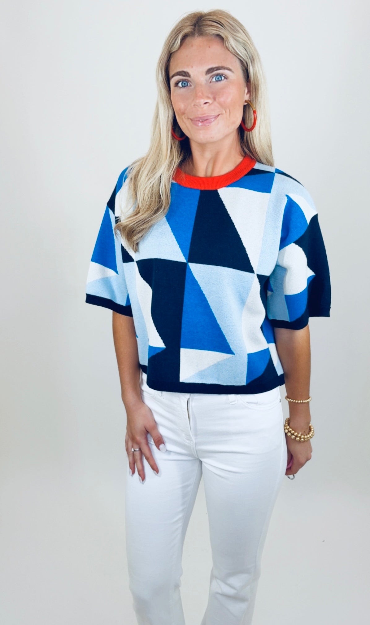 Sapphire Prism Sweater