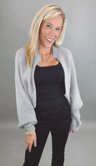 Signature Shrug Sweater (grey)