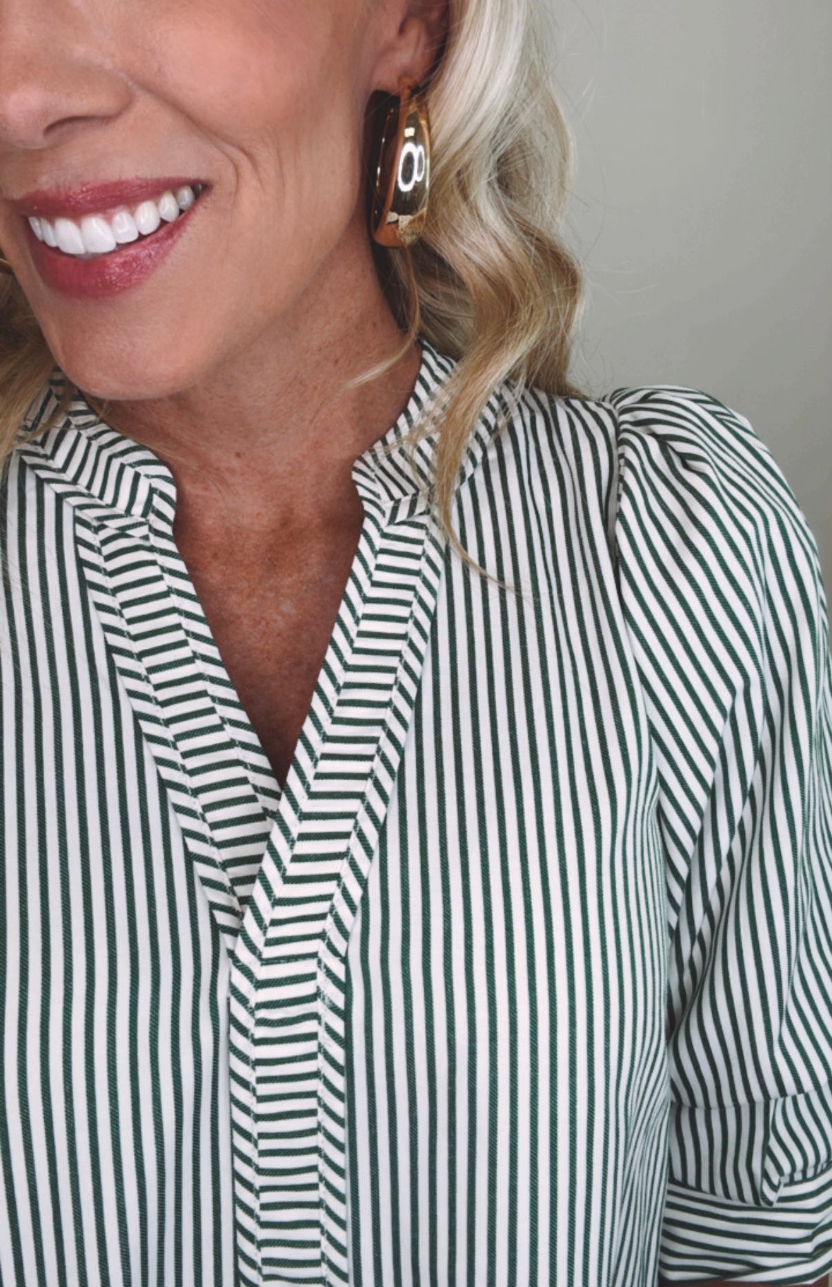 Fine Line Top (green)