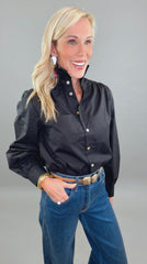 Collar Couture Top (black)