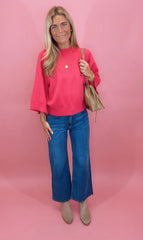 Off-Duty Fave Sweater (pink)