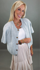 Buttoned Bliss Cardigan (grey)