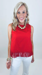 Fringe Benefits Top (red)