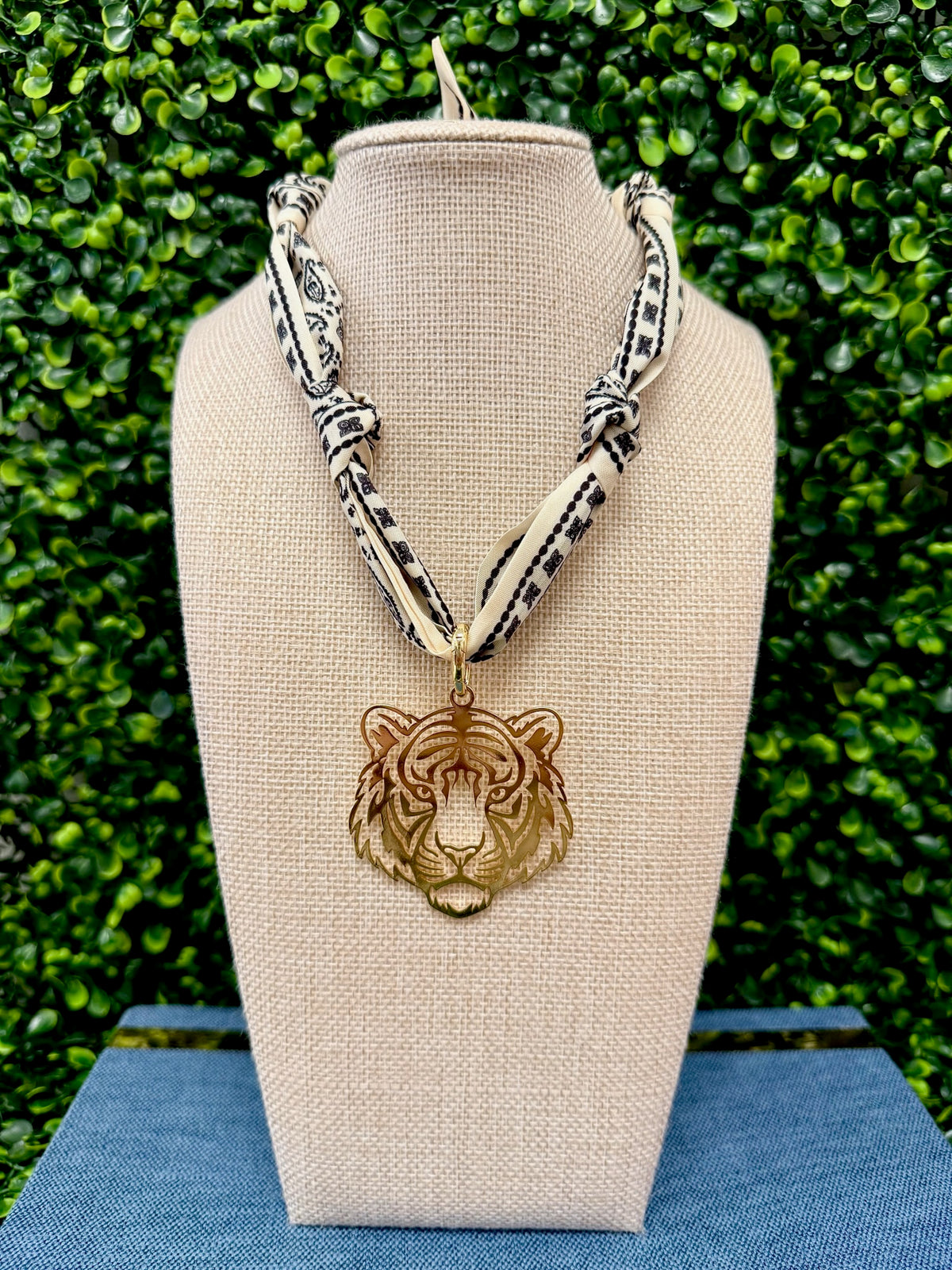 Tiger Town Scarf Necklace