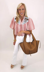 Giddy Up Gingham Top