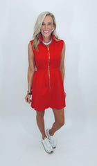 Polished Zip Mini (red)