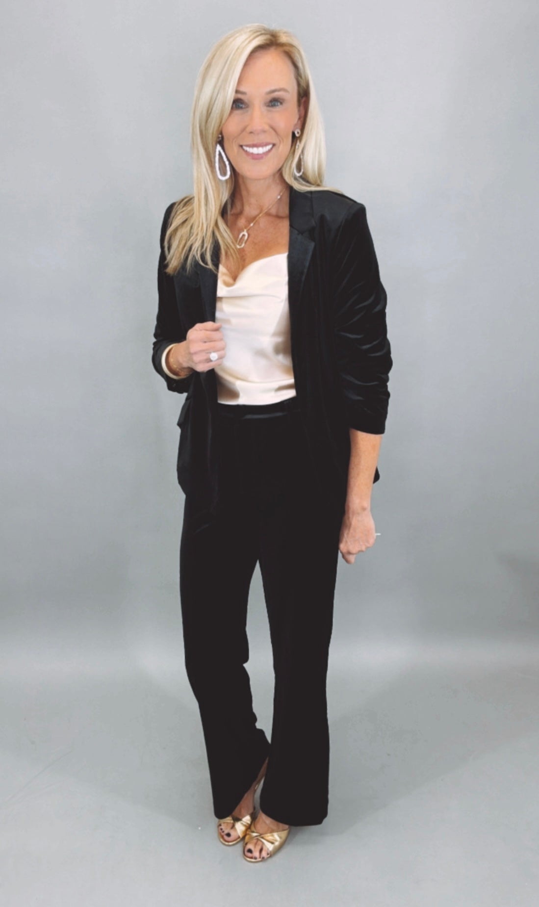 Savoy Velvet Trouser (black)