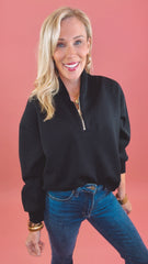 Uptown Half Zip (black)