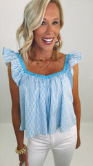Seaside Flounce Top