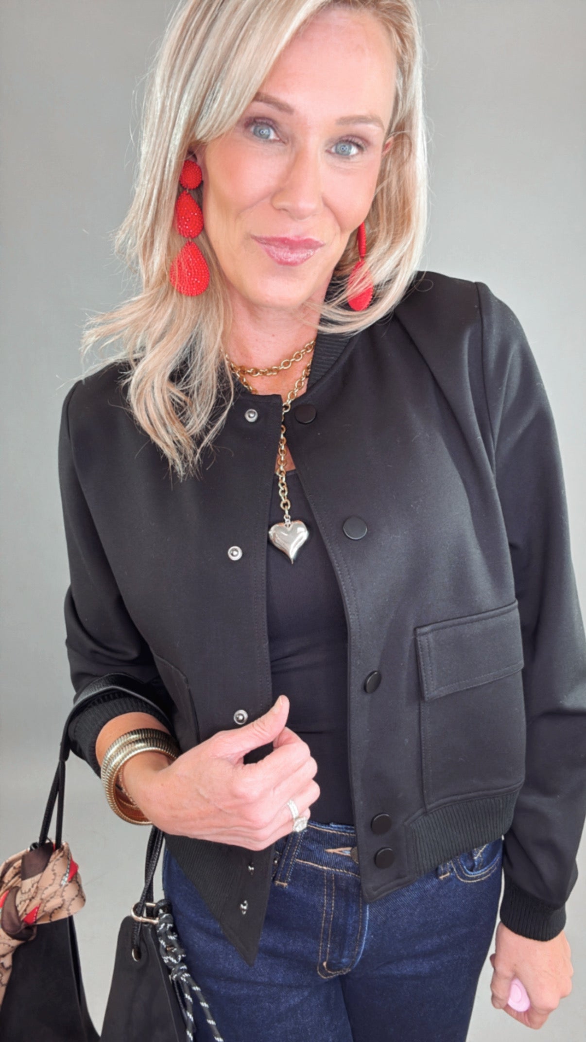 Simone Bomber (black)