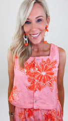 Hibiscus Glow Top