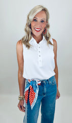 Blossom Button Top