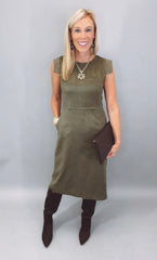 Sueded Chic Dress