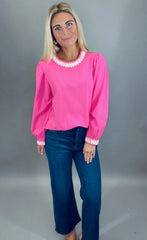 Uptown Charm Top (pink)
