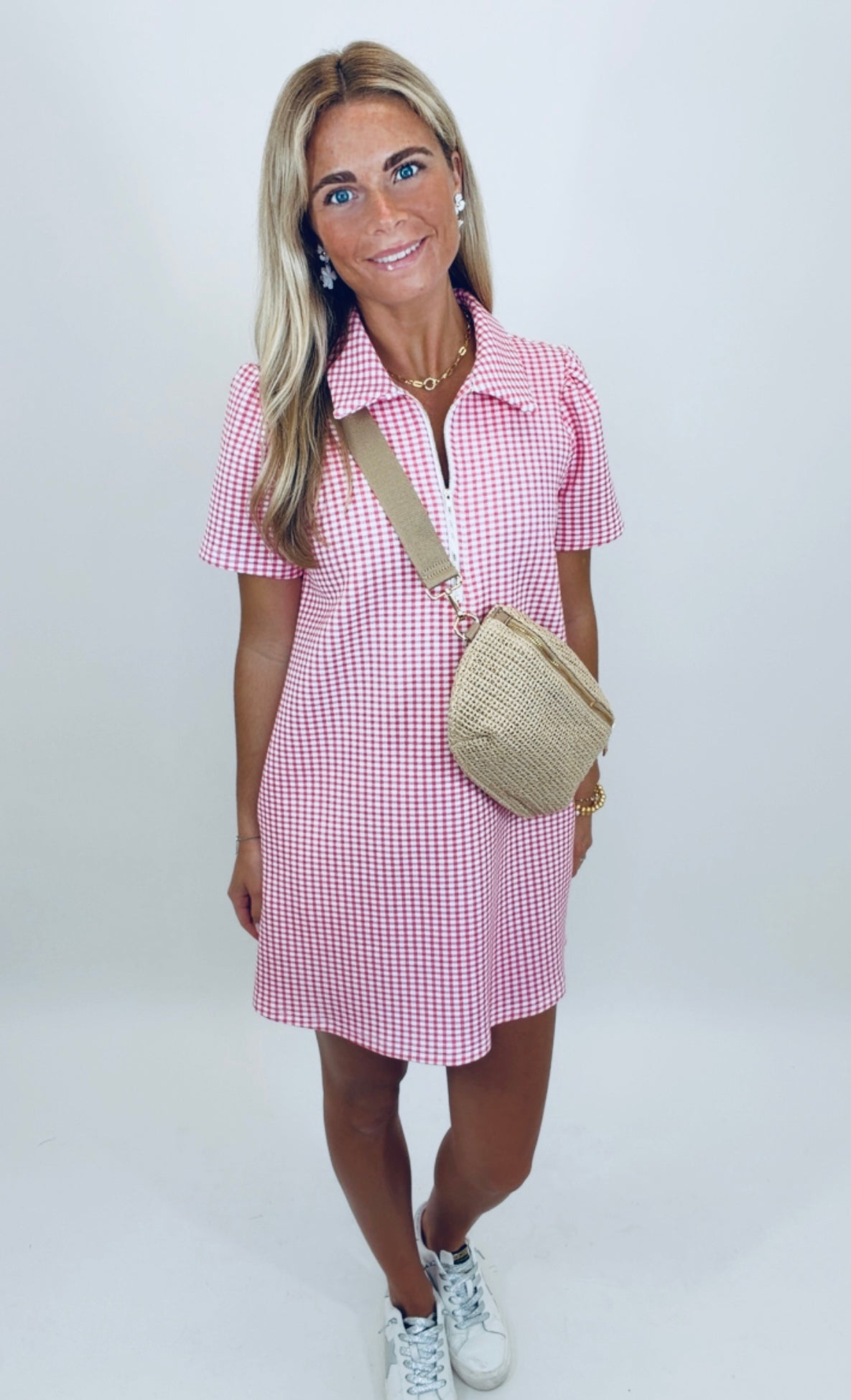 Check Yes Dress (pink)