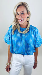 Seeing Spots Top (blue)
