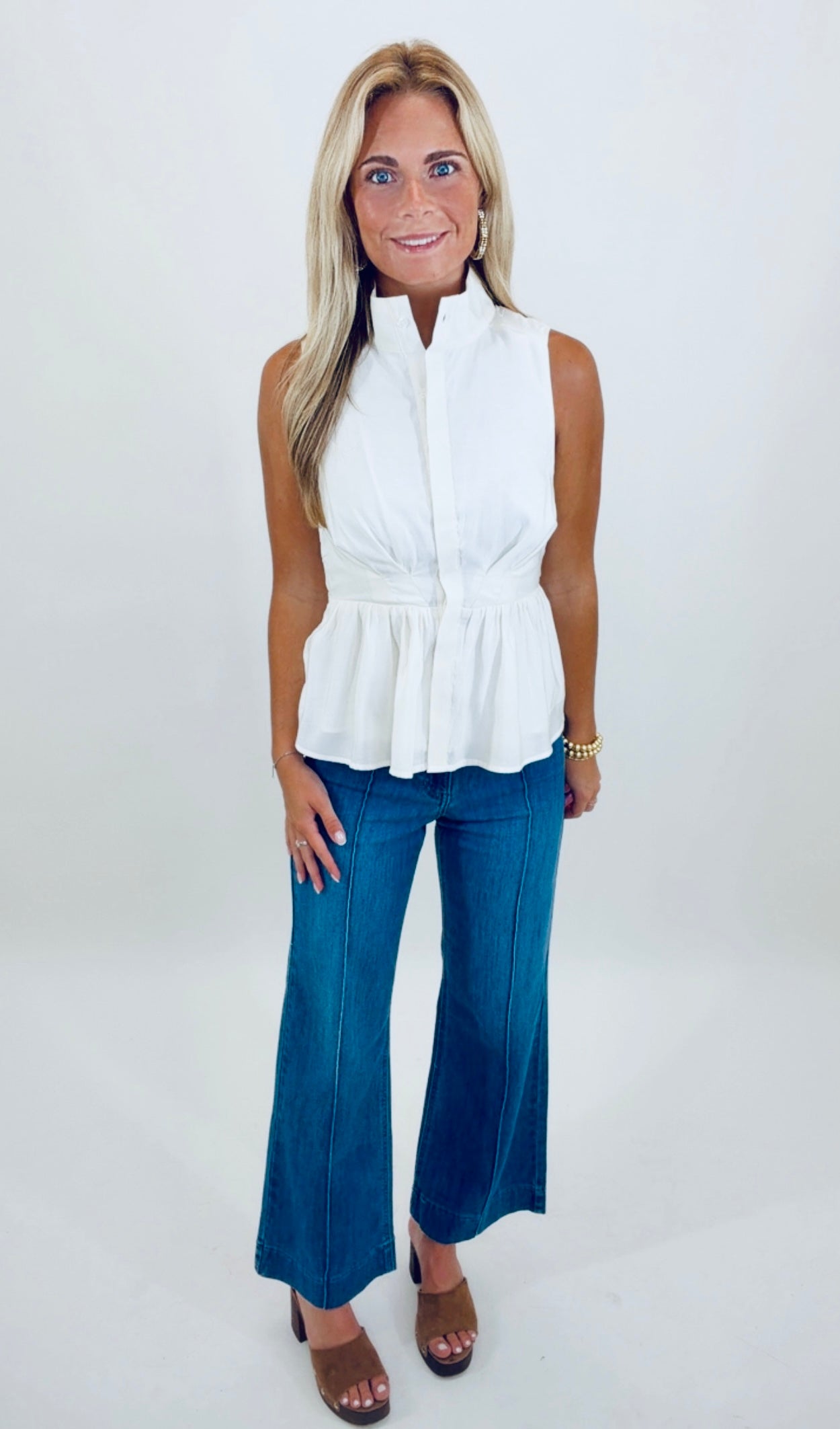 Defined Detail Top (cream)