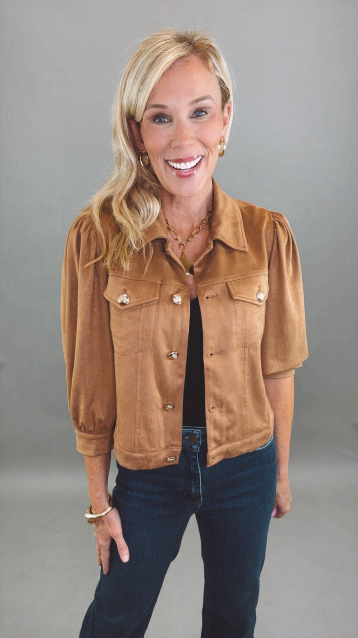 City Saddle Suede Jacket