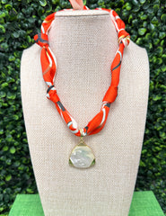 Sunset Siren Scarf Necklace
