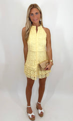 Lemon Lace Darling Dress