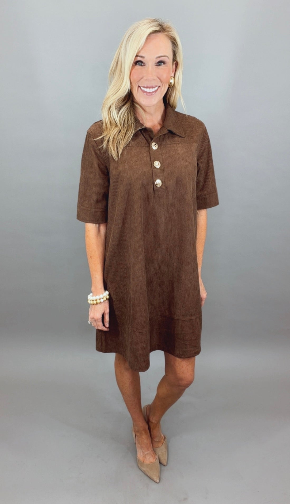 Pembroke Dress (brown)