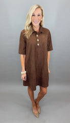 Pembroke Dress (brown)