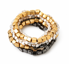 High Shine Stack Bracelet