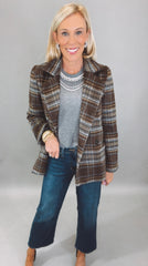 Madison Plaid Blazer