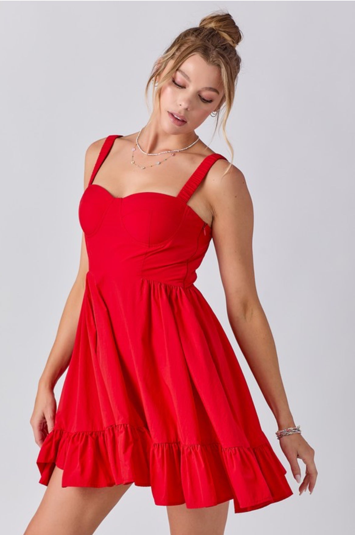 The Teagan Dress (red)