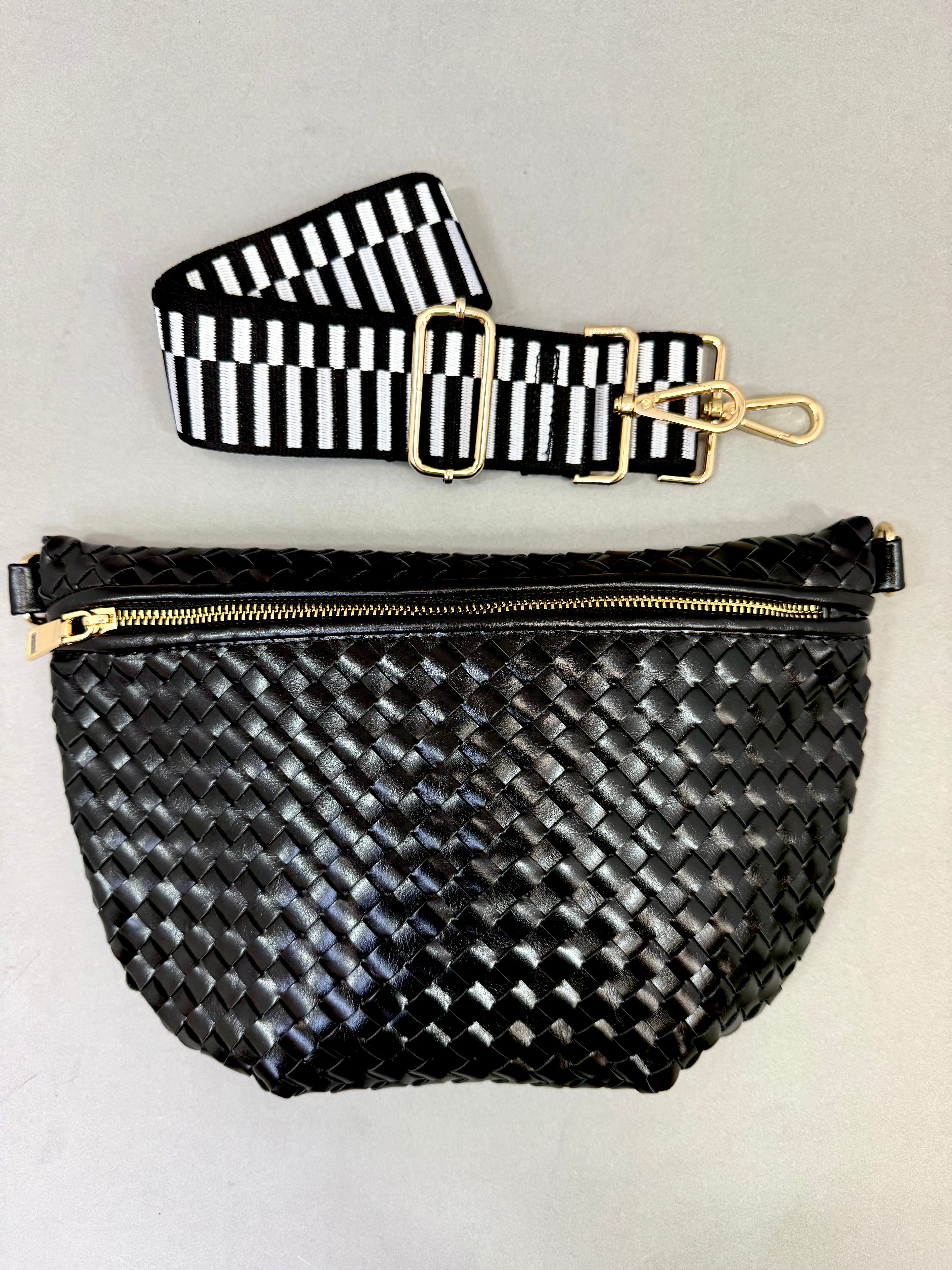 Woven Bum Bag (black)