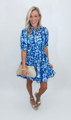 Blue Willow Dress