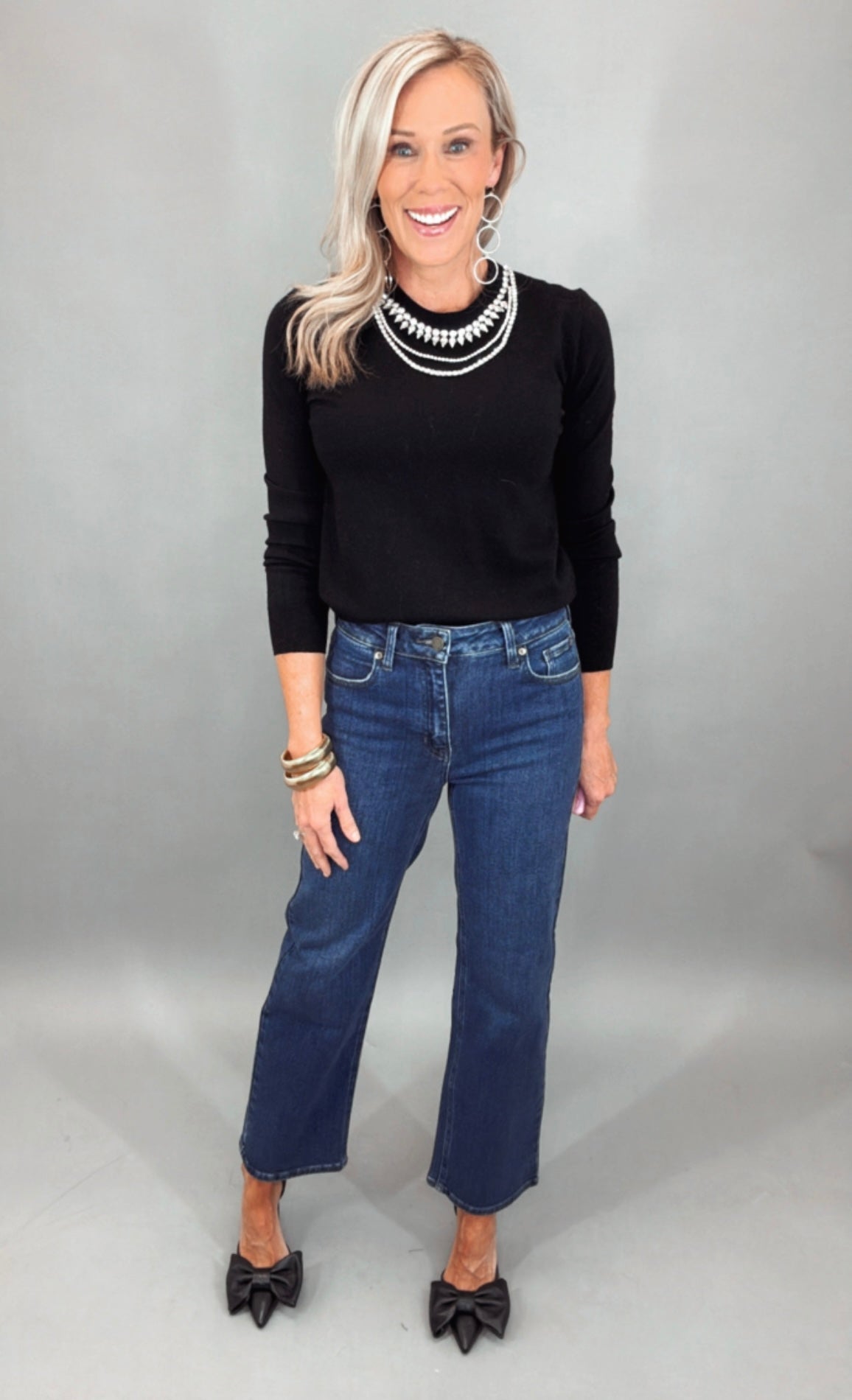 Luxe Gem Sweater (black)