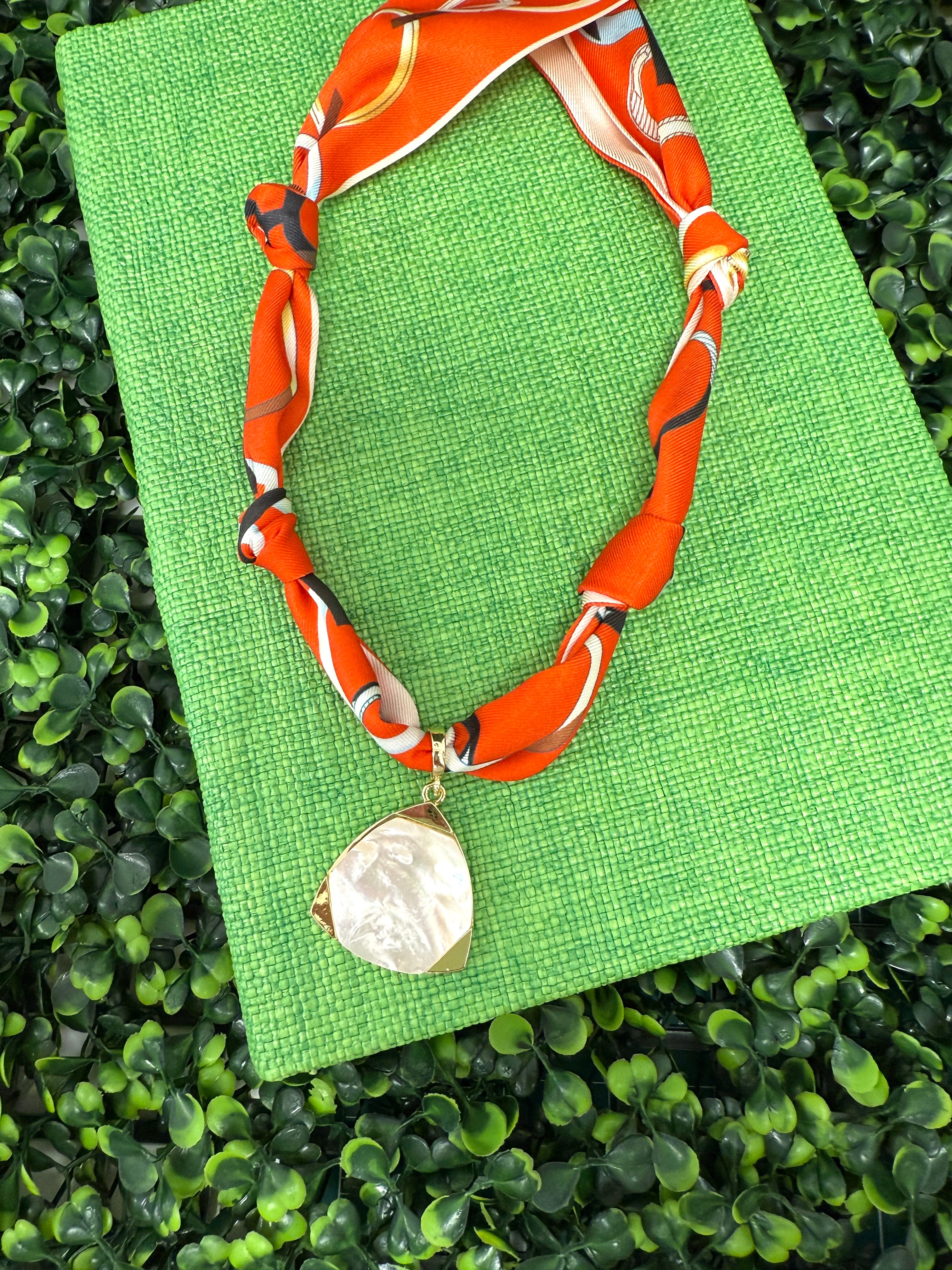 Sunset Siren Scarf Necklace