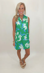 Social Hour Dress (green)