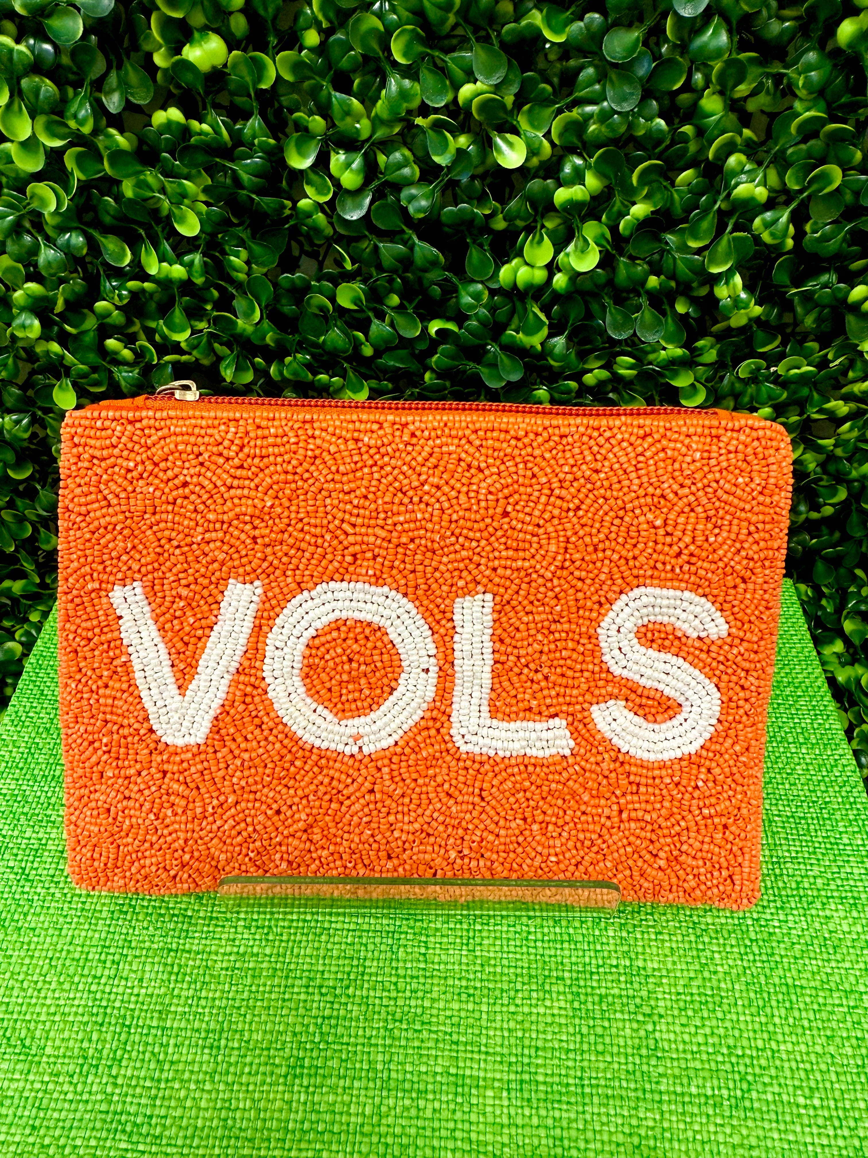Vols Beaded Pouch