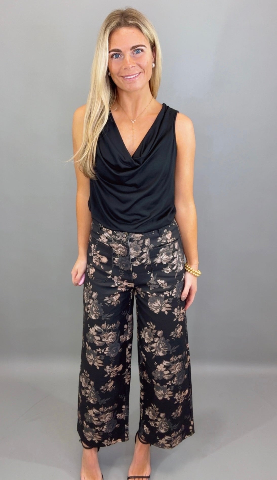 Midnight Muse Cowl Tank