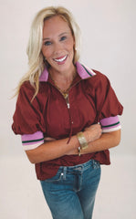 All Star Attitude Top (burgundy)