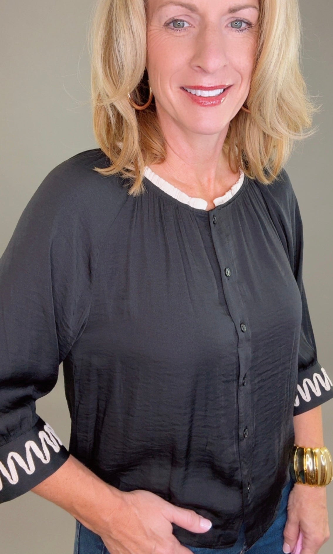 Sutton Blouse (black)