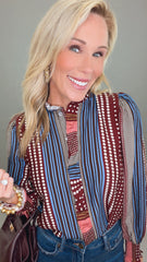 Stripe a Pose Blouse