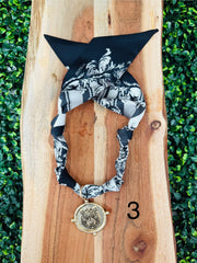 Tiger Time Scarf Necklace