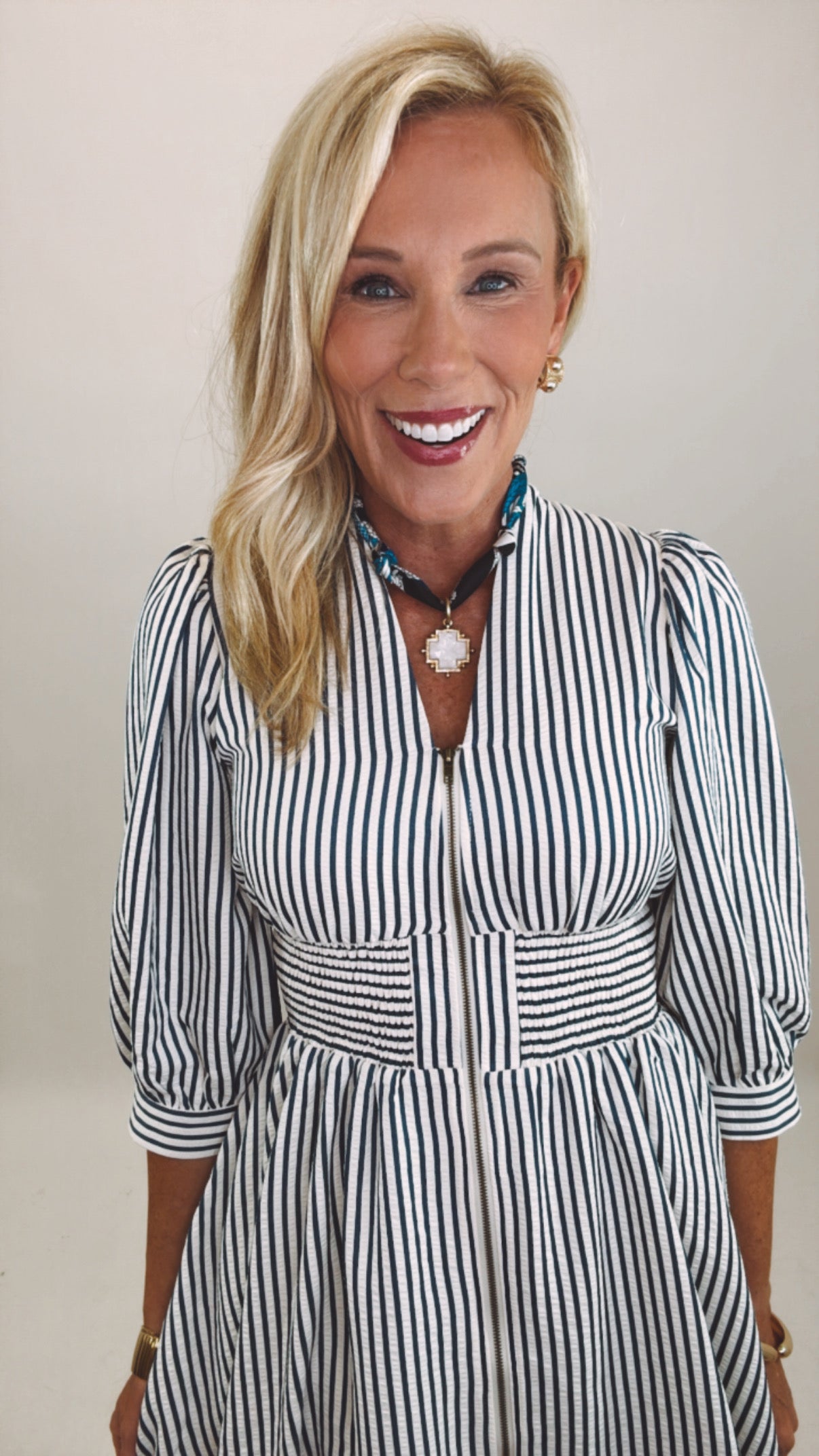 Zip Happens Dress (indigo)