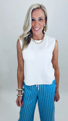 Off Duty Ease Tank (cream)