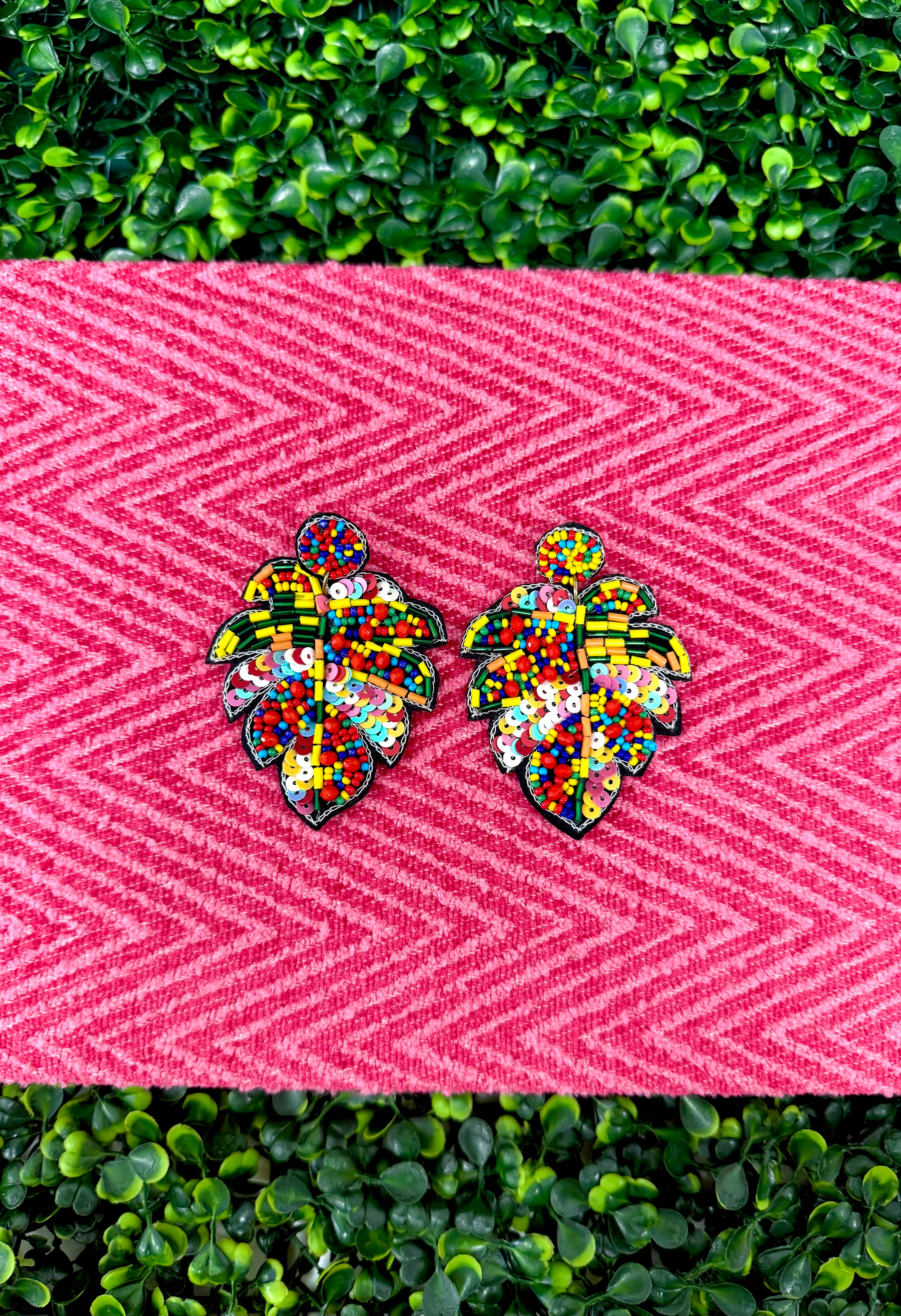 Color Palm Earring
