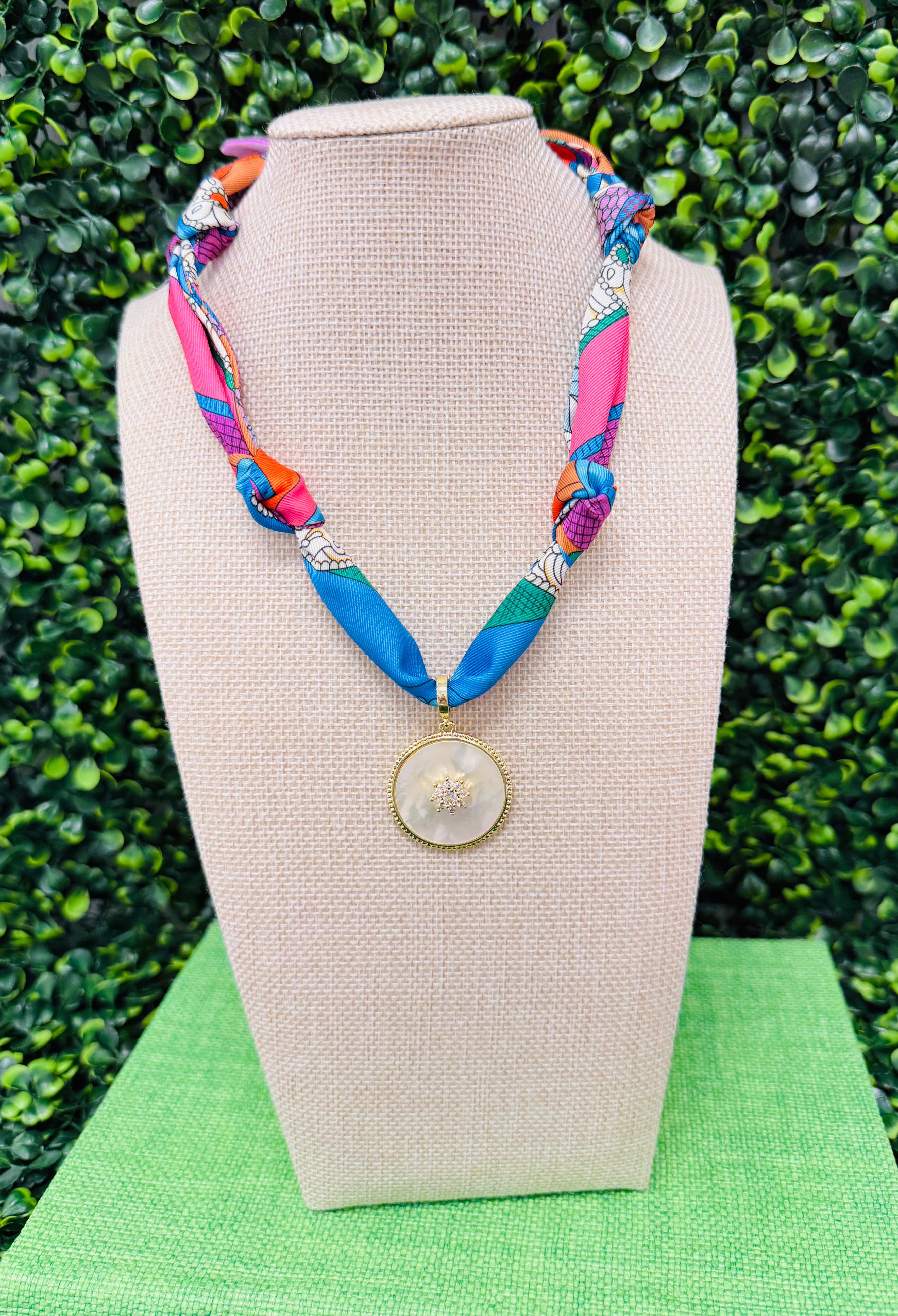 Pop Starburst Scarf Necklace