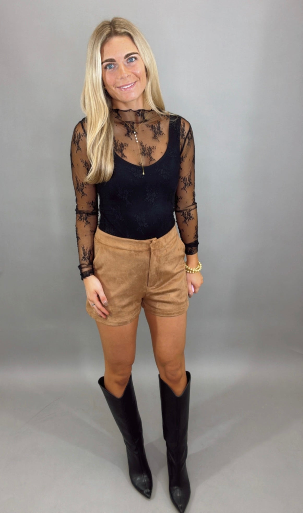 Whisper Lace Top (black)