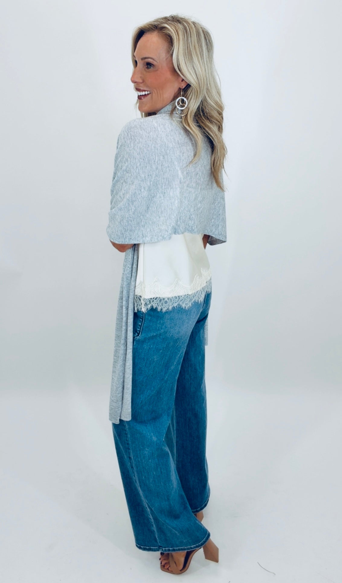 Collins Cashmere Blend Wrap  Description